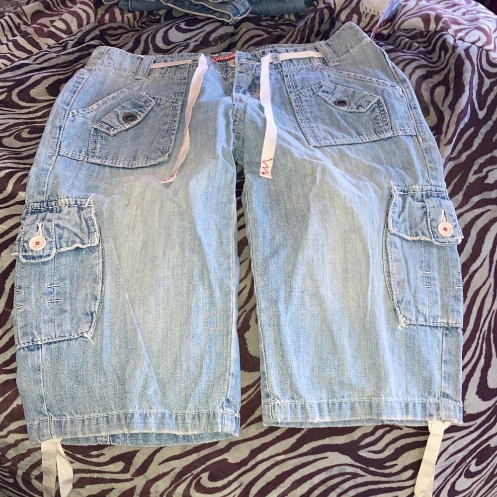 UNIONBAY Fiji Blue Denim cargo shorts